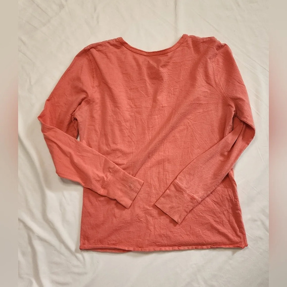 Peaches Womens Long Sleeve Stretchy Athleisure Top Large - Picture 2 of 10